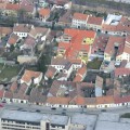 Bytový dom, Kapitulská ul. Trnava - zákres do leteckej snímky