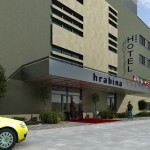 Hotel Hrabina - Pohľad na vstup S-V